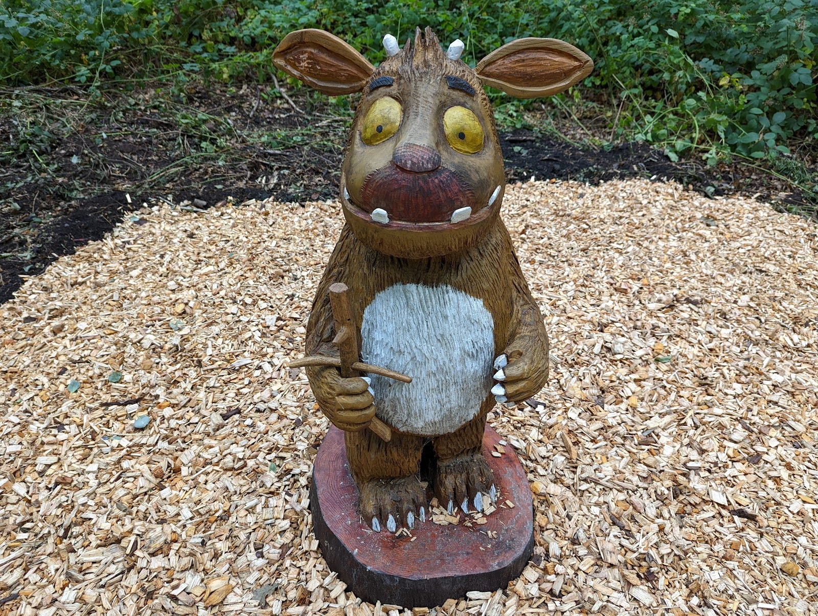 Gruffalo Sculptures at Wyre Forestry England